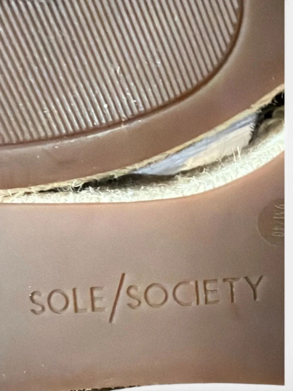 Sole Society Espadrille Wedge Sandals Cheetah Print Calf Hair Ankle Strap Sze 9